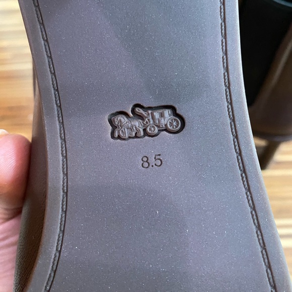 Coach Brown Booties. Size 8.5. Love these! Worn twice. - Picture 5 of 6
